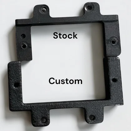 FCX24M custom servo mount for Emax ES08MA II steering conversion