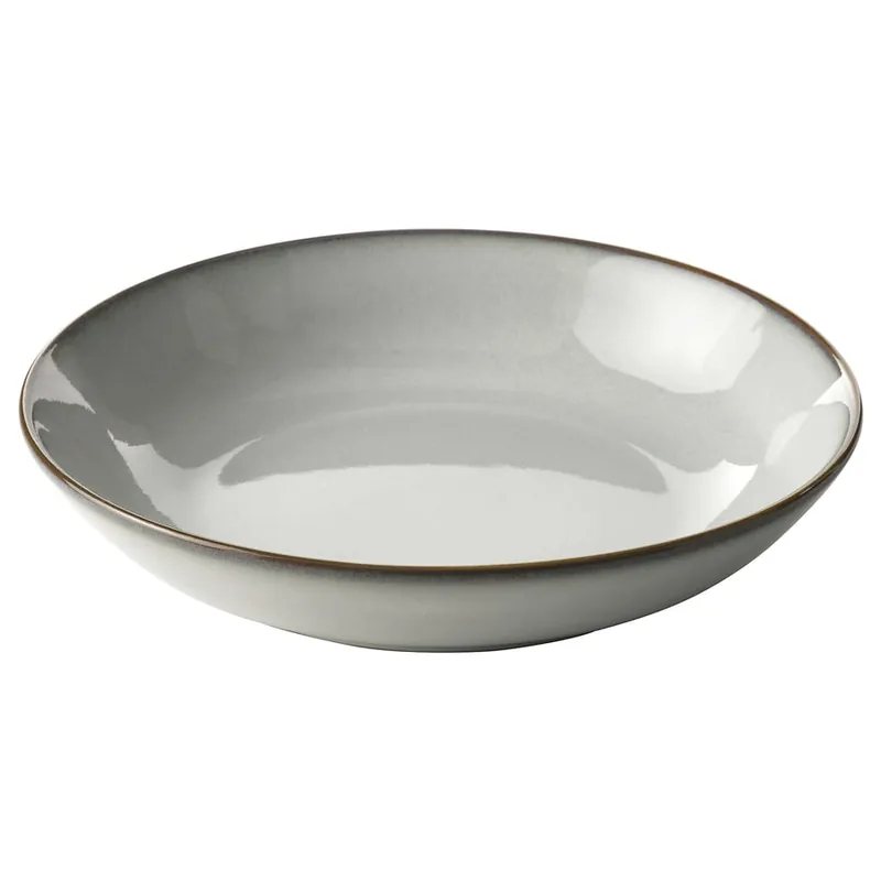 IKEA GLADELIG 21cm stoneware deep plate