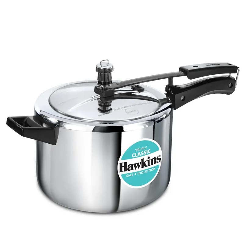 Hawkins Classic 5 litre tri-ply stainless steel pressure cooker SSTCL50