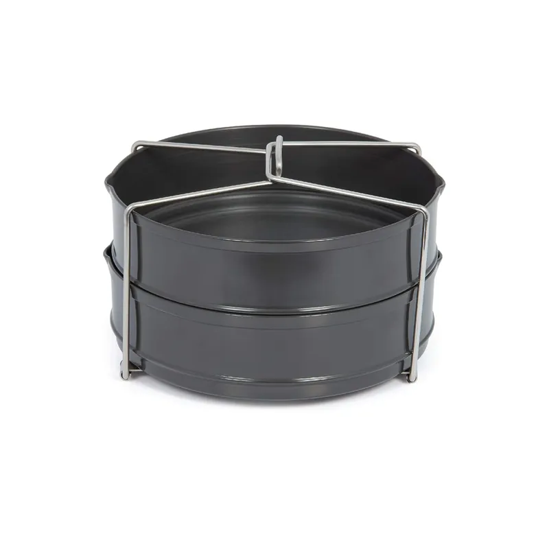 Hawkins two-dish set insert for a 5 litre pressure cooker